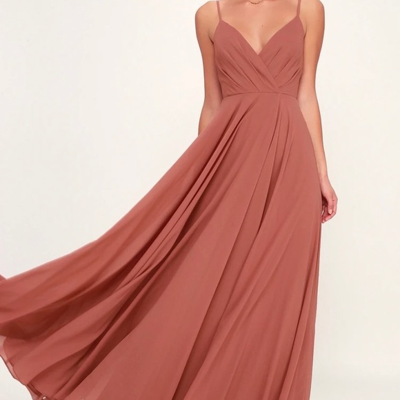 lulus dusty rose bridesmaid dress Mismatch A-line Long Dusty Rose Bridesmaid Dresses  FancyVestido